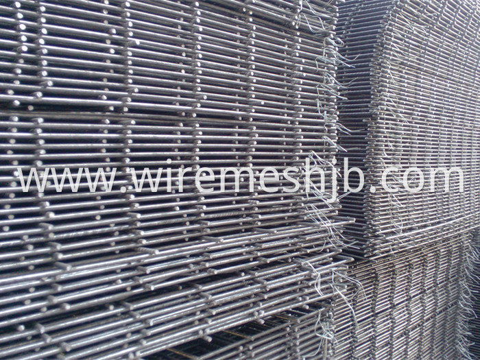 Black Steel Welded Wire Fence